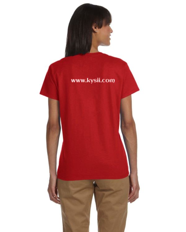 Kickin' It With Kysii Tee - Gildan Ladies' Ultra Cotton 10 oz./lin. yd. T-Shirt | G200L - Image 6