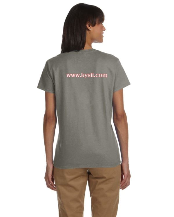 Kickin' It With Kysii Tee - Gildan Ladies' Ultra Cotton 10 oz./lin. yd. T-Shirt | G200L - Image 4