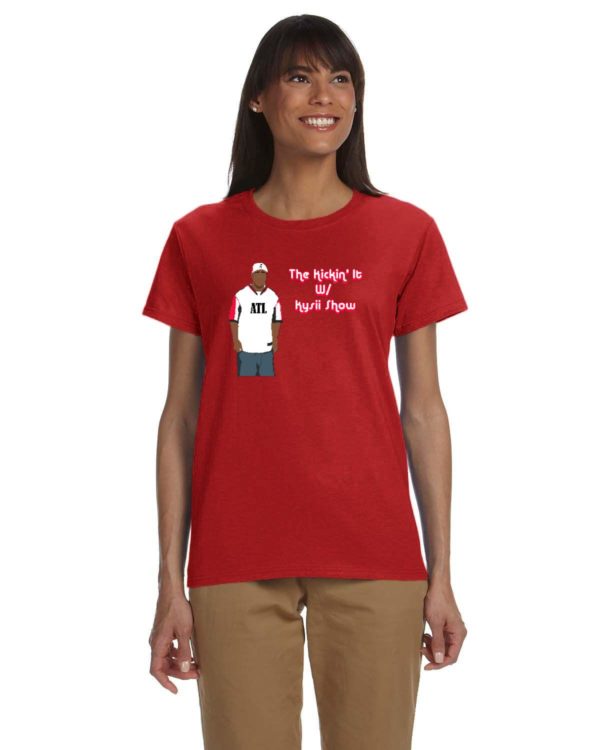 Kickin' It With Kysii Tee - Gildan Ladies' Ultra Cotton 10 oz./lin. yd. T-Shirt | G200L - Image 5