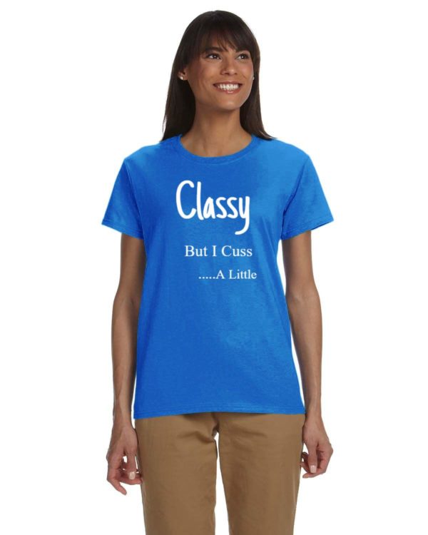 Classy Tee - Gildan Ladies' Ultra Cotton 10 oz./lin. yd. T-Shirt | G200L - Image 7