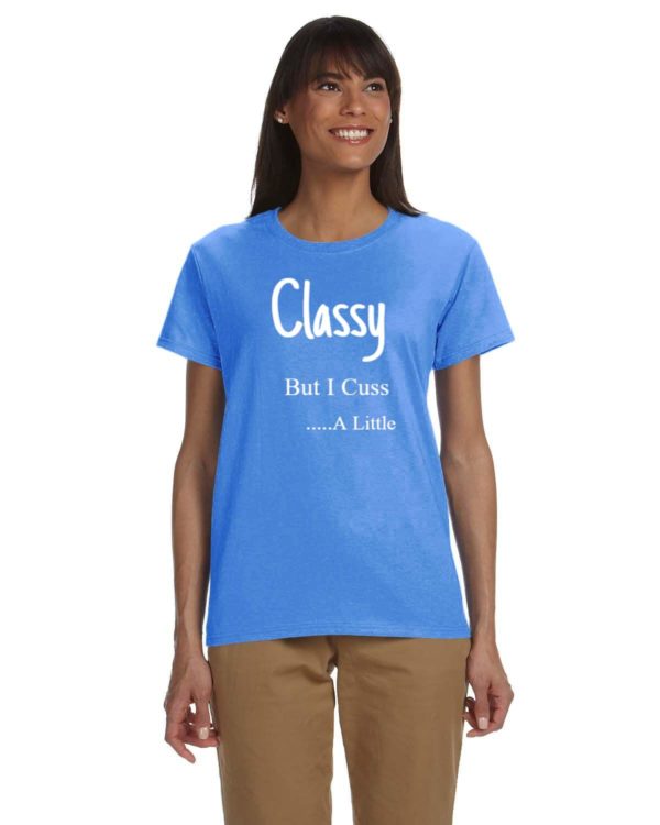 Classy Tee - Gildan Ladies' Ultra Cotton 10 oz./lin. yd. T-Shirt | G200L - Image 3