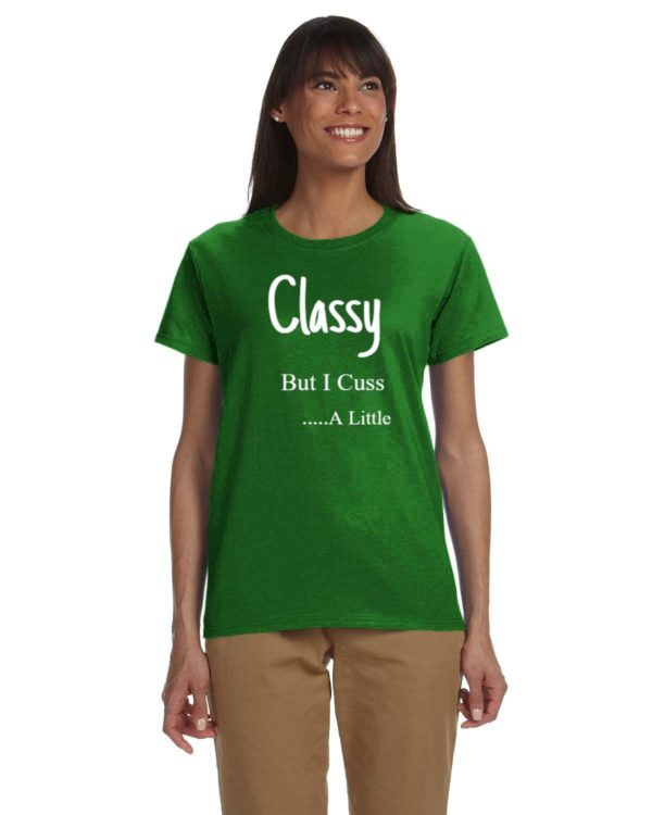 Classy Tee - Gildan Ladies' Ultra Cotton 10 oz./lin. yd. T-Shirt | G200L - Image 4
