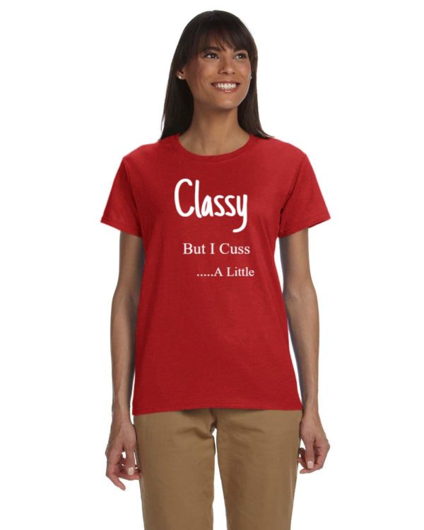 Classy X - Gildan Ladies' Ultra Cotton 10 oz./lin. yd. T-Shirt | G200L - Image 13