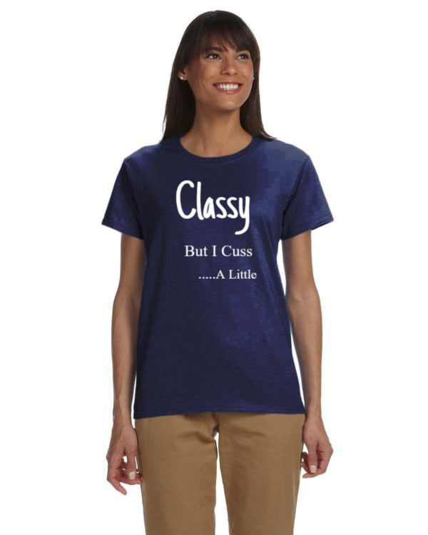 Classy X - Gildan Ladies' Ultra Cotton 10 oz./lin. yd. T-Shirt | G200L - Image 9