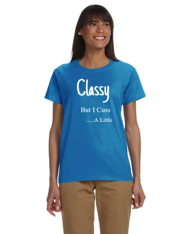 Classy X - Gildan Ladies' Ultra Cotton 10 oz./lin. yd. T-Shirt | G200L - Image 19