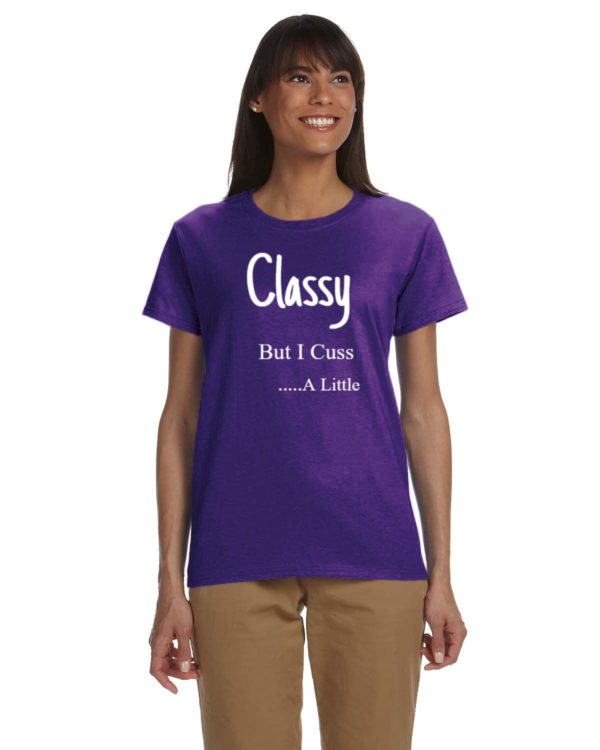 Classy X - Gildan Ladies' Ultra Cotton 10 oz./lin. yd. T-Shirt | G200L - Image 11