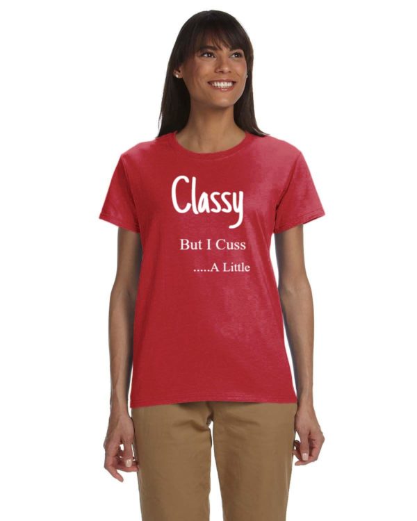 Classy X - Gildan Ladies' Ultra Cotton 10 oz./lin. yd. T-Shirt | G200L - Image 3