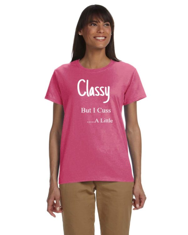 Classy X - Gildan Ladies' Ultra Cotton 10 oz./lin. yd. T-Shirt | G200L - Image 17
