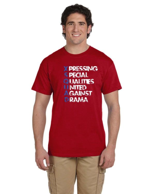 X Squad United Shirt Fruit of the Loom Adult 8.3 oz./lin. yd. HD Cotton T-Shirt | 3931 - Image 9