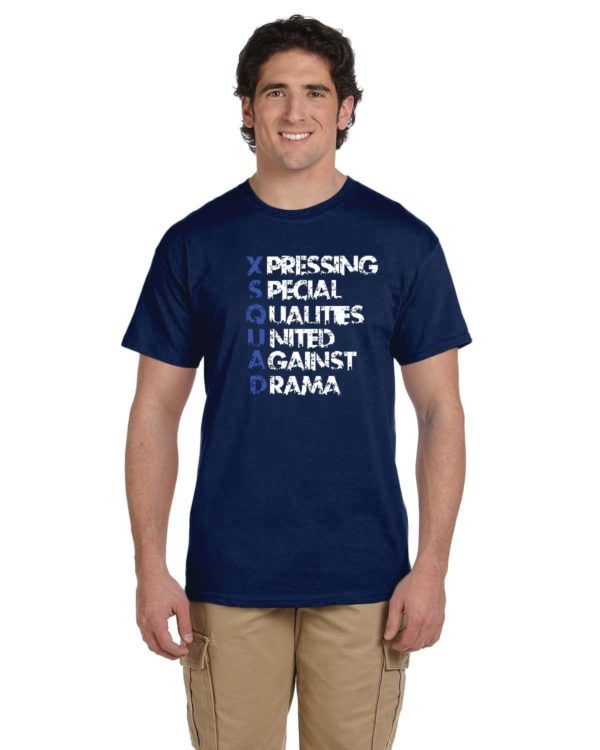 X Squad United Shirt Fruit of the Loom Adult 8.3 oz./lin. yd. HD Cotton T-Shirt | 3931 - Image 7