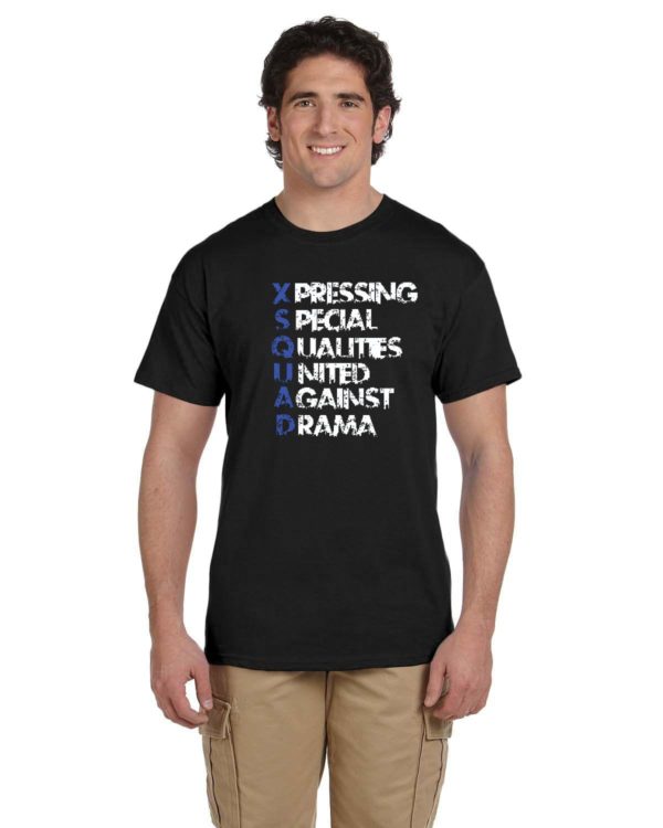 X Squad United Shirt Fruit of the Loom Adult 8.3 oz./lin. yd. HD Cotton T-Shirt | 3931 - Image 3