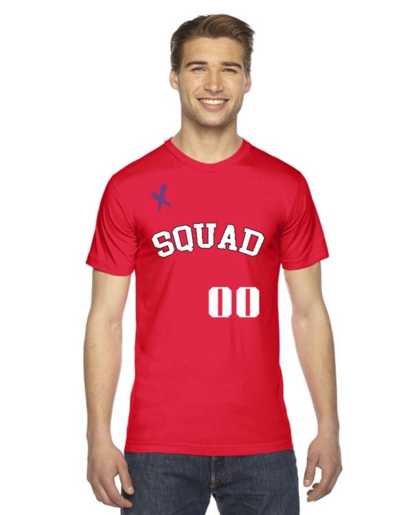 X Squad Jersey American Apparel Unisex Fine Jersey Short-Sleeve T-Shirt | 2001W - Image 13