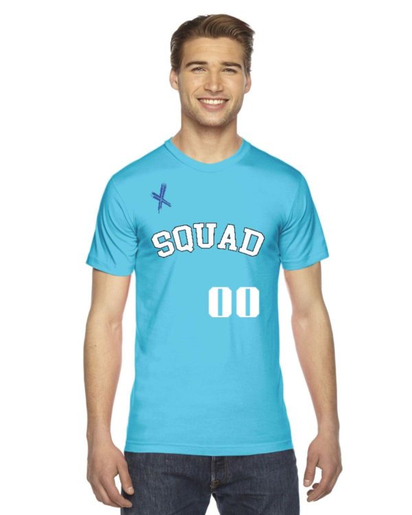 X Squad Jersey American Apparel Unisex Fine Jersey Short-Sleeve T-Shirt | 2001W