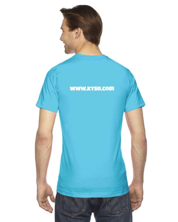 Kickin' It With Kysii Dark American Apparel Unisex Fine Jersey Short-Sleeve T-Shirt | 2001W - Image 2