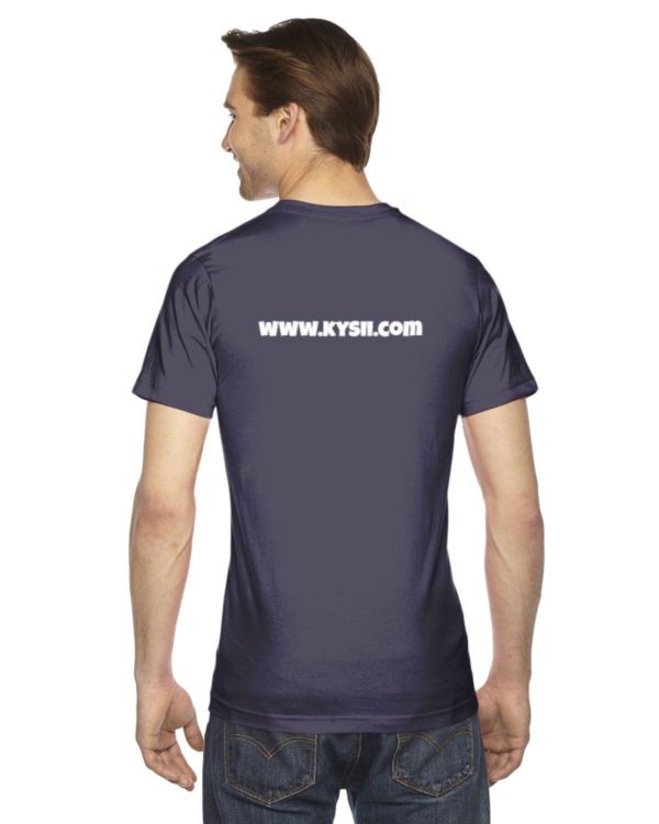 Kickin' It With Kysii Dark American Apparel Unisex Fine Jersey Short-Sleeve T-Shirt | 2001W - Image 4