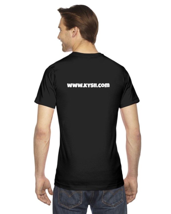 Kickin' It With Kysii Dark American Apparel Unisex Fine Jersey Short-Sleeve T-Shirt | 2001W - Image 6