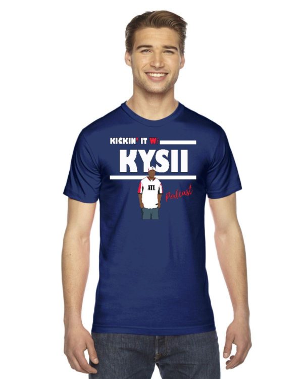 Kickin' It With Kysii Dark American Apparel Unisex Fine Jersey Short-Sleeve T-Shirt | 2001W - Image 9