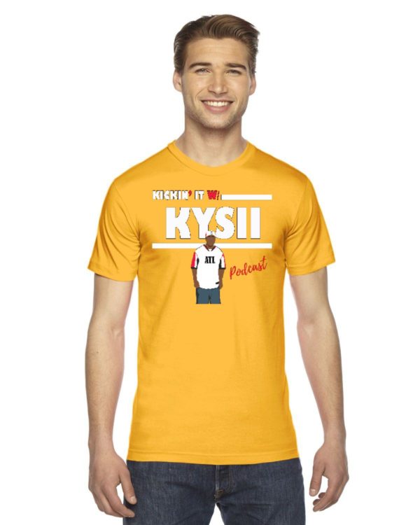 Kickin' It With Kysii Dark American Apparel Unisex Fine Jersey Short-Sleeve T-Shirt | 2001W - Image 7