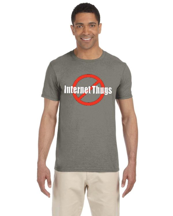 No Internet Thugs Gildan Adult Softstyle 7.5 oz./lin. yd. T-Shirt | G640 - Image 3