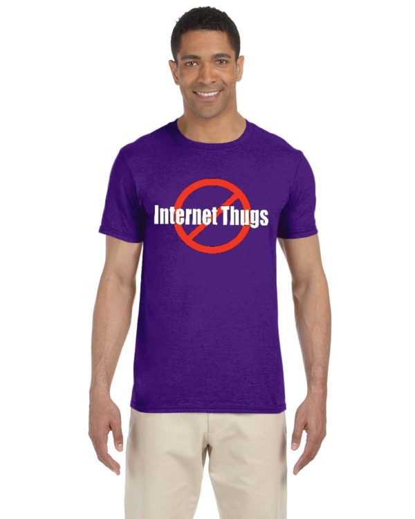 No Internet Thugs Gildan Adult Softstyle 7.5 oz./lin. yd. T-Shirt | G640 - Image 7