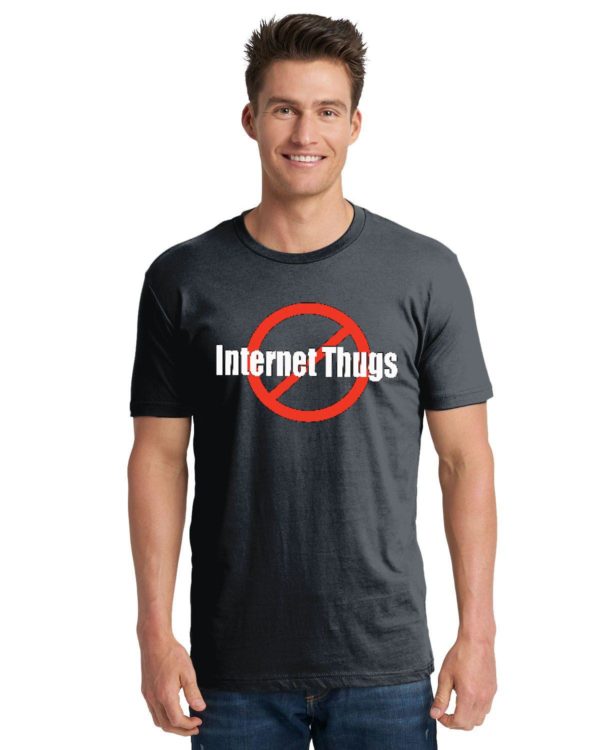 No Internet Thugs Backup Next Level Unisex Cotton T-Shirt | 3600 - Image 5
