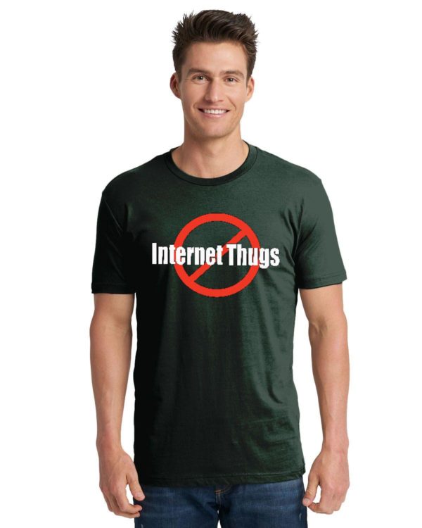 No Internet Thugs Backup Next Level Unisex Cotton T-Shirt | 3600 - Image 3