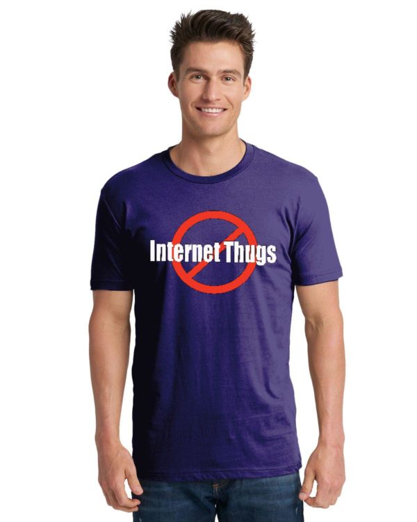 No Internet Thugs Backup Next Level Unisex Cotton T-Shirt | 3600 - Image 7