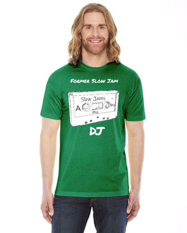 Slow Jam DJ American Apparel Unisex Poly-Cotton Short-Sleeve Crewneck | BB401W - Image 9