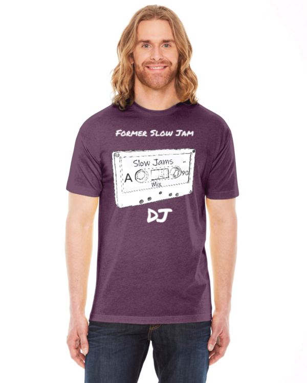 Slow Jam DJ American Apparel Unisex Poly-Cotton Short-Sleeve Crewneck | BB401W - Image 5