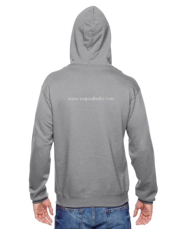X Radio Hoodie - Fruit of the Loom Adult 12 oz./lin. yd. SofSpun Hooded Sweatshirt | SF76R - Image 2