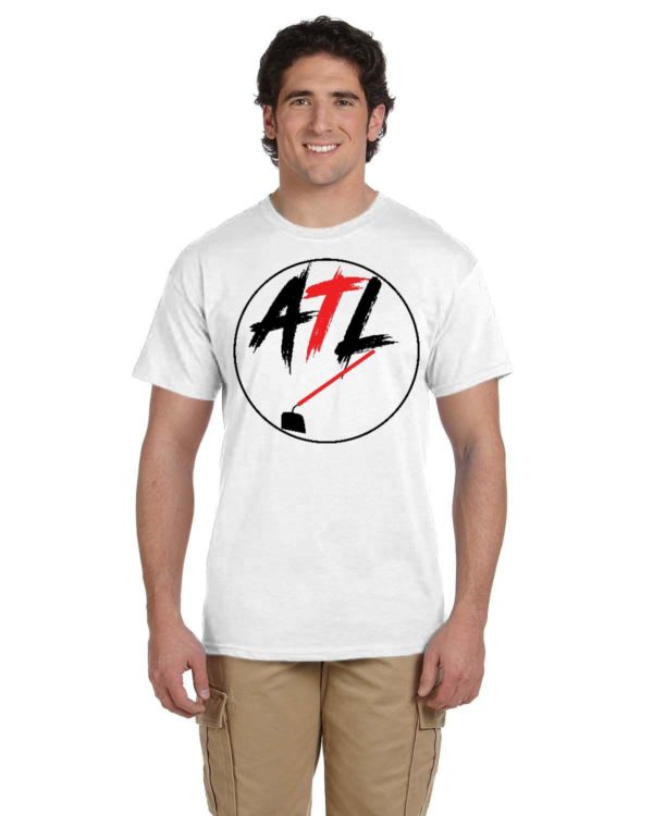 ATL Hoe! Red and Black Fruit of the Loom Adult 8.3 oz./lin. yd. HD Cotton T-Shirt | 3931 - Image 9