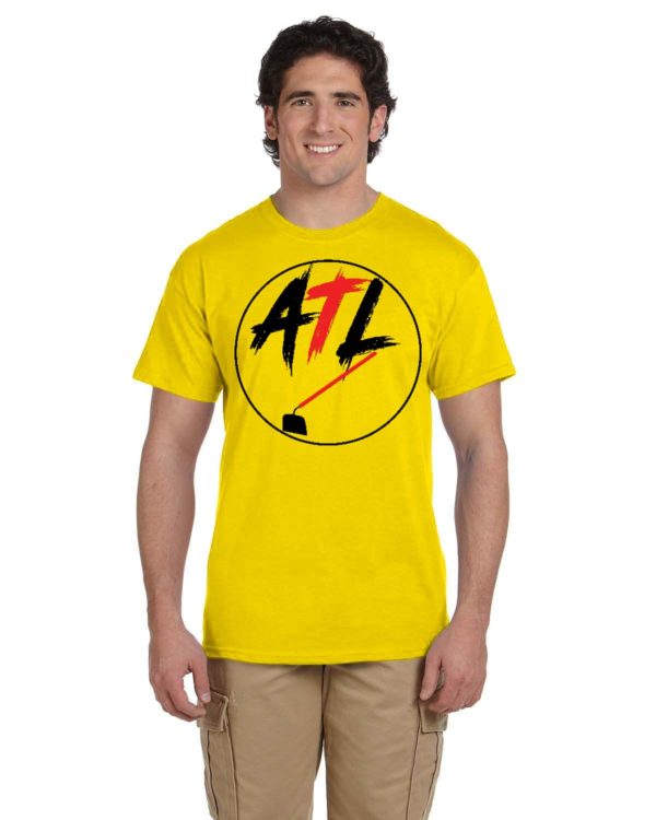 ATL Hoe! Red and Black Fruit of the Loom Adult 8.3 oz./lin. yd. HD Cotton T-Shirt | 3931 - Image 10