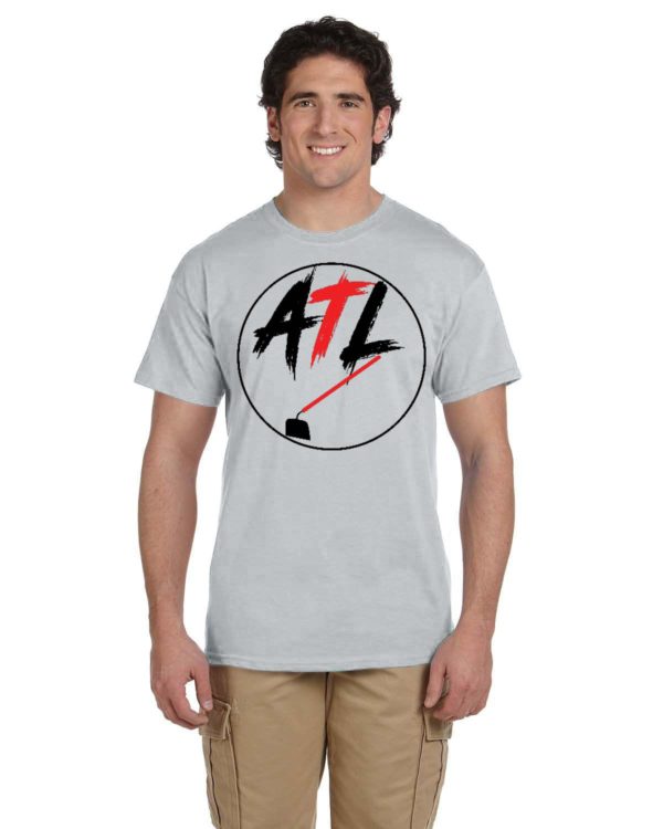 ATL Hoe! Red and Black Fruit of the Loom Adult 8.3 oz./lin. yd. HD Cotton T-Shirt | 3931 - Image 2