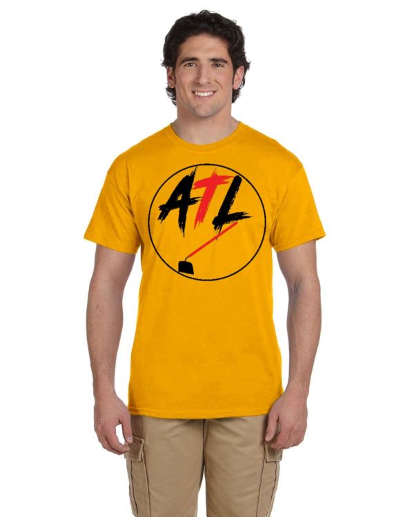 ATL Hoe! Red and Black Fruit of the Loom Adult 8.3 oz./lin. yd. HD Cotton T-Shirt | 3931 - Image 5