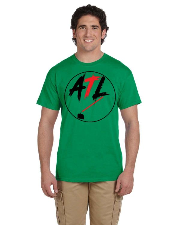 ATL Hoe! Red and Black Fruit of the Loom Adult 8.3 oz./lin. yd. HD Cotton T-Shirt | 3931 - Image 6