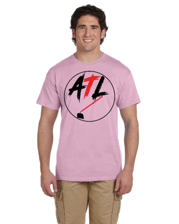 ATL Hoe! Red and Black Fruit of the Loom Adult 8.3 oz./lin. yd. HD Cotton T-Shirt | 3931 - Image 4