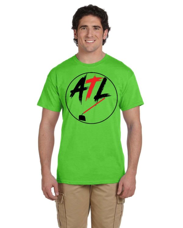 ATL Hoe! Red and Black Fruit of the Loom Adult 8.3 oz./lin. yd. HD Cotton T-Shirt | 3931 - Image 7