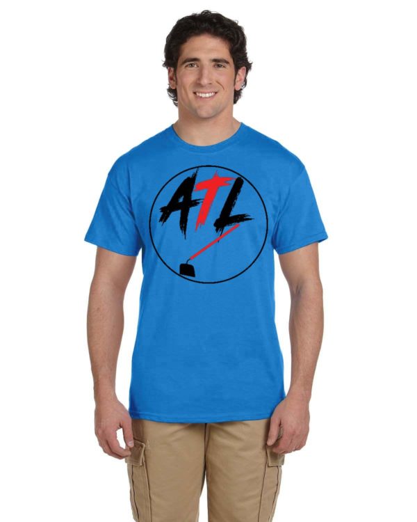 ATL Hoe! Red and Black Fruit of the Loom Adult 8.3 oz./lin. yd. HD Cotton T-Shirt | 3931 - Image 8