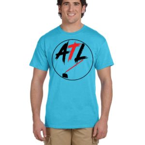 ATL Hoe! Red and Black Fruit of the Loom Adult 8.3 oz./lin. yd. HD Cotton T-Shirt | 3931