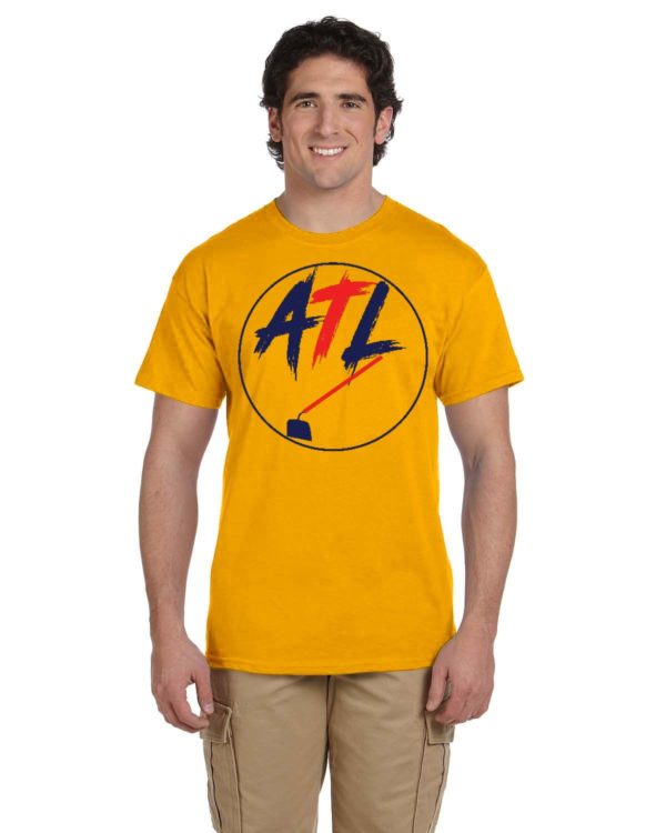 ATL Hoe Red and Blue Fruit of the Loom Adult 8.3 oz./lin. yd. HD Cotton T-Shirt | 3931 - Image 5