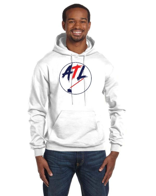 ATL Hoe! Red and Blue Champion 12 oz./lin. yd. Double Dry Eco Pullover Hood | S700 - Image 2
