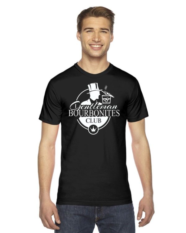 Gentleman Bourbon Dark American Apparel Unisex Fine Jersey Short-Sleeve T-Shirt | 2001W - Image 2