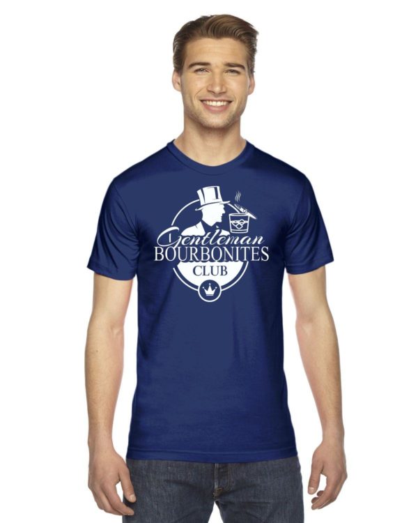 Gentleman Bourbon Dark American Apparel Unisex Fine Jersey Short-Sleeve T-Shirt | 2001W - Image 7