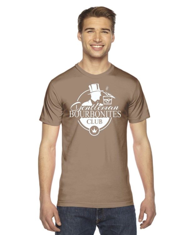 Gentleman Bourbon Dark American Apparel Unisex Fine Jersey Short-Sleeve T-Shirt | 2001W