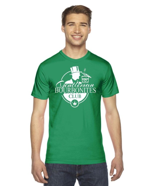 Gentleman Bourbon Dark American Apparel Unisex Fine Jersey Short-Sleeve T-Shirt | 2001W - Image 5