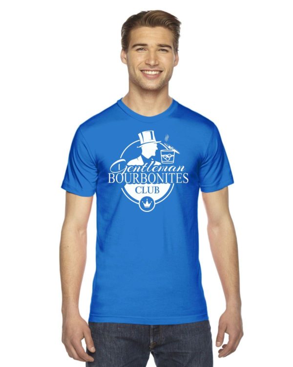 Gentleman Bourbon Dark American Apparel Unisex Fine Jersey Short-Sleeve T-Shirt | 2001W - Image 10