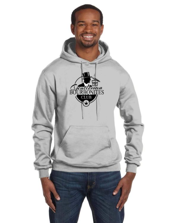 Gentleman Bourbon Dark Champion 12 oz./lin. yd. Double Dry Eco Pullover Hood | S700 - Image 2