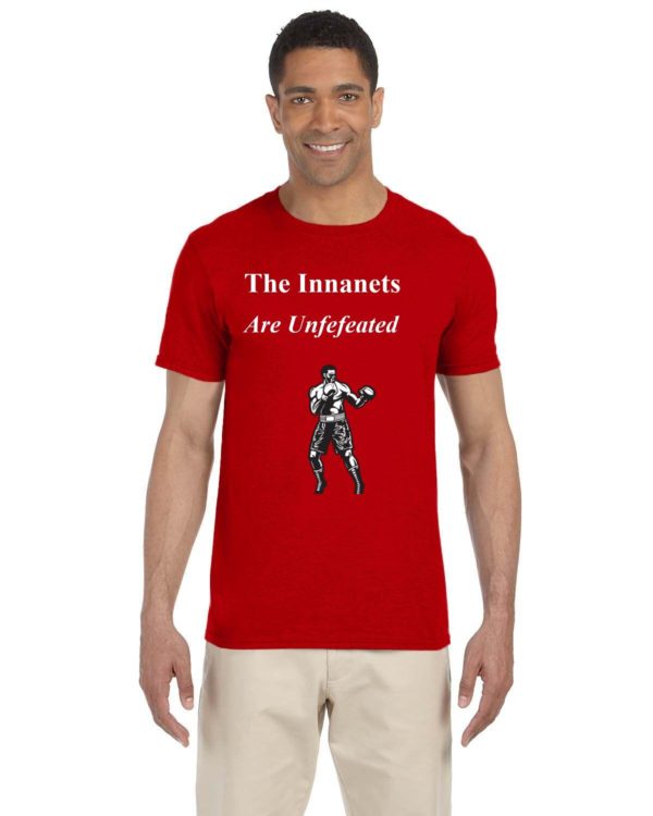 The Innanets Are Undefeated 7.5 oz./lin. yd. T-Shirt | G640 - Image 10