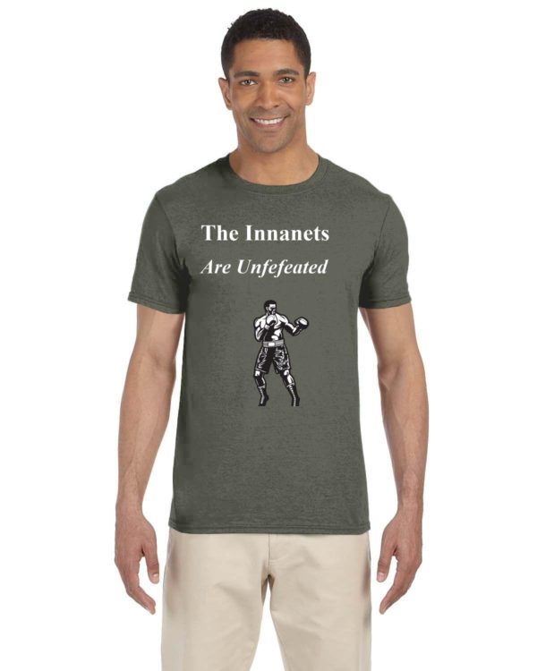 The Innanets Are Undefeated 7.5 oz./lin. yd. T-Shirt | G640 - Image 7