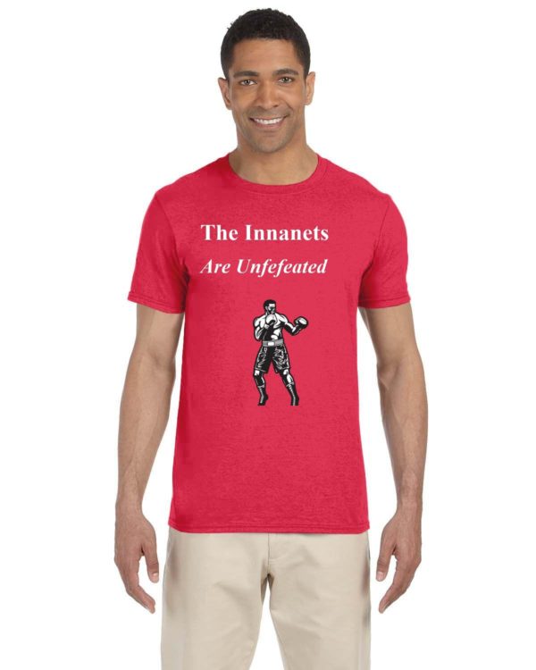 The Innanets Are Undefeated 7.5 oz./lin. yd. T-Shirt | G640 - Image 4
